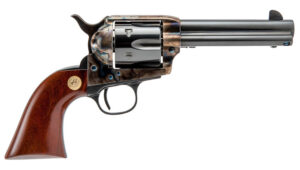 Cimarron MP410 Model P 45 Colt (Long Colt) 6 Shot 4.75" Blued Stainless Steel Barrel, Blued Cylinder, Color Case Hardened Steel Frame, Walnut Grip, Exposed Hammer