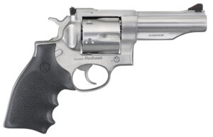 Ruger 5044 Redhawk 44 Special/44 Rem Mag 6rd, 4.20" Satin Stainless Steel Barrel, Dual Chambered Satin Stainless Cylinder, Satin Stainless Steel Frame, Hardwood Grip, Exposed Hammer