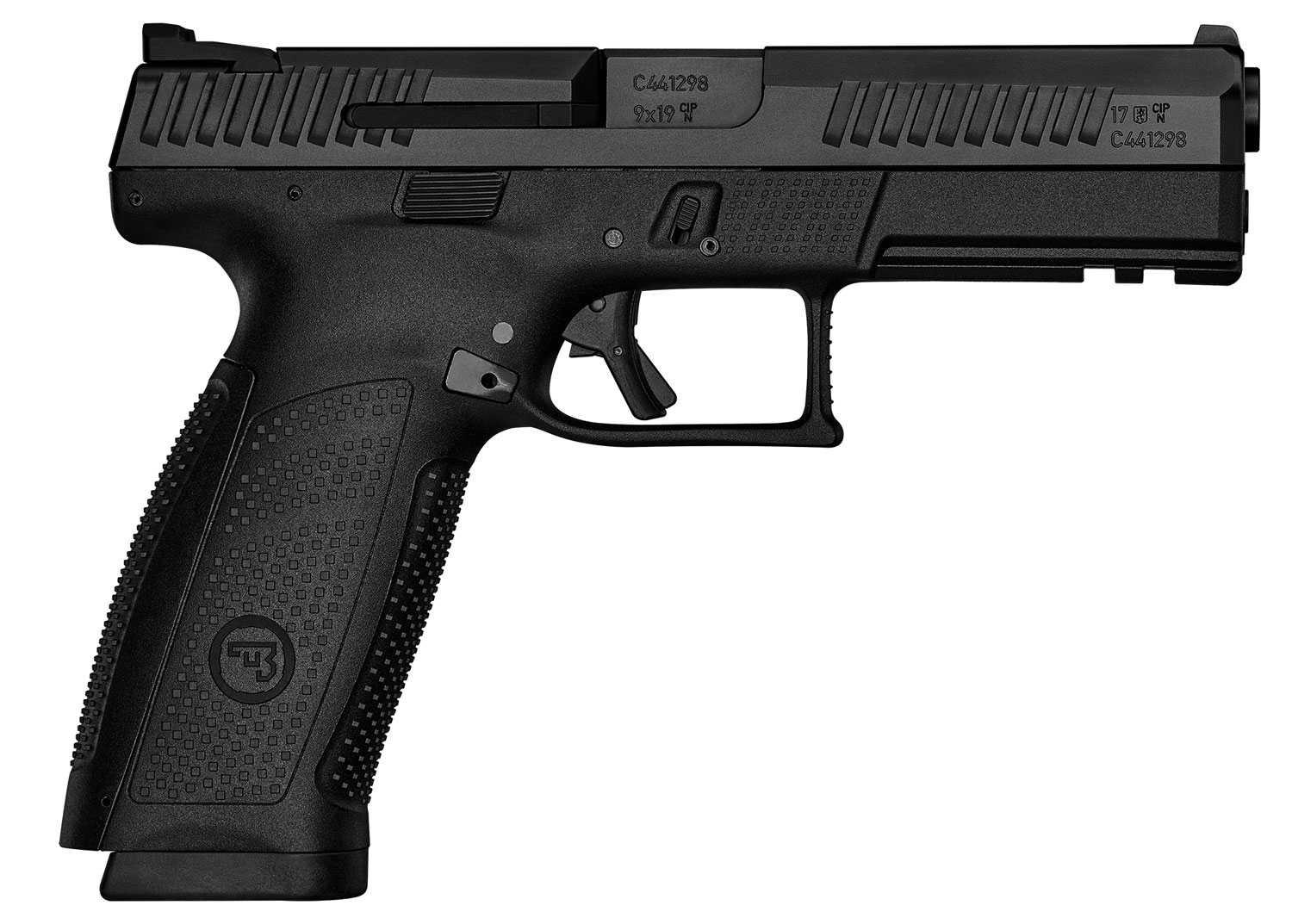 CZ-USA 91540 P-10 F 9mm Luger Pistol CZ-USA 91540 P-10 F 9mm Luger pistol 4.50 inch barrel polymer frame nitride slide | Shop Golden Brothers Co.
