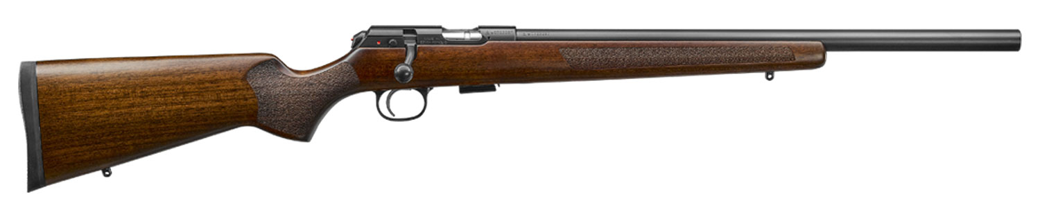 CZ 457 Varmint .22 LR Rifle CZ 457 Varmint 22 LR heavy barrel bolt action rifle walnut stock Shop Golden Brothers Co.