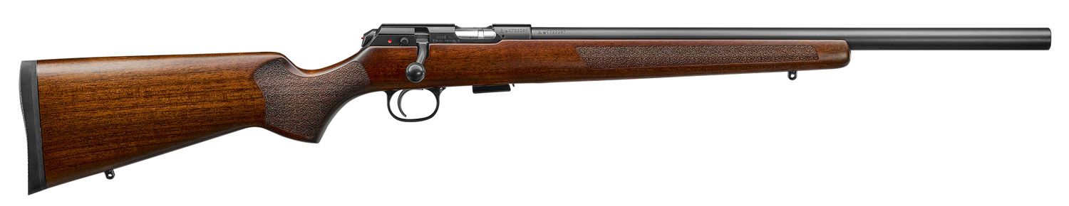 CZ 457 Varmint .22 WMR Rifle CZ 457 Varmint 22 WMR heavy barrel bolt action rifle walnut stock Shop Golden Brothers Co.