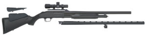 Mossberg 58244 500 Field/Deer 12 Gauge 5+1 3" 28" Vent Rib/24" Slugster Barrels, Blued Metal Finish, Synthetic Dual Comb Stock, Includes Accu-Set Chokes & 2.5x20mm Scope