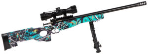 Crickett Precision Package youth 22 LR rifle with scope and bipod muddy girl stock | Shop Golden Brothers Co