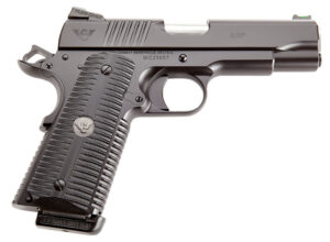 Wilson Combat ACPCOM9 ACP Commander 9mm Luger 10+1 4.25" Stainless Match Grade Barrel, Black Serrated Carbon Steel Slide, Black Armor-Tuff Carbon Steel Frame w/Beavertail, Black G10 Eagle Claw Grip