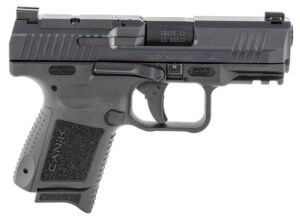 Canik HG5643N TP9 Elite Subcompact 9mm Luger 15+1/12+1, 3.60" Black Nitride Match Grade Barrel, Optic Ready/Serrated Steel Slide, Polymer Frame w/Picatinny Rail & Interchangeable Backstrap Grip