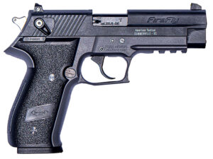 GSG GERG2210FF FireFly 22 LR 10+1 4" All Black Steel Barrel, Serrated Slide, Black Zinc Alloy w/Accessory Rail Frame, Black Polymer Grip