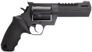 Taurus 2460051RH Raging Hunter 460 S&W Mag 5rd 5.12" Matte Black Barrel Matte Black Oxide Steel Cylinder & Frame Black Rubber with Integrated Cushion Insert Grip