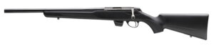 Tikka JRT1X409 T1X MTR Full Size 17 HMR 10+1 20" Black Threaded Barrel, Black Drilled & Tapped Stainless Steel Receiver, Black Fixed Synthetic Stock, Left Hand