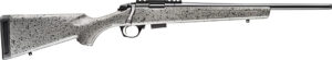 Bergara Rifles BMR001 BMR Full Size 22 LR 5+1/10+1 18" Matte Blued Steel Threaded Barrel & Drilled & Tapped Steel Receiver, Fixed Gray/Black Speckled Synthetic Stock