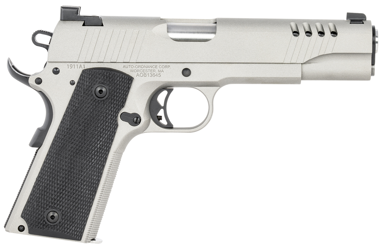 Auto Ordnance 1911 Silver 45 ACP Auto Ordnance 1911 Silver 45 ACP | Golden Brothers Co