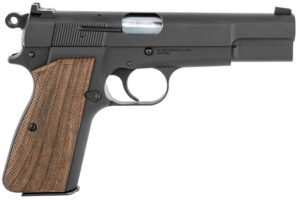 Springfield Armory HP9201 SA-35 9mm Luger 15+1 4.70" Stainless Steel Barrel, Matte Blued Serrated Carbon Steel Slide & Frame w/Beavertail, Checkered Walnut Grip