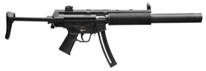 HK 81000469 MP5 Full Size 22 LR 10+1 16.10" Black Steel Barrel. Black Retractable Black Polymer Stock & Grips