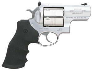 Ruger 5301 Super Redhawk Alaskan Large Frame 454 Casull 6rd 2.50" Satin Stainless Barrel, Frame & Cylinder, Hogue Finger Groove Tamer Monogrip, Grip Transfer Bar Safety, Exposed Hammer