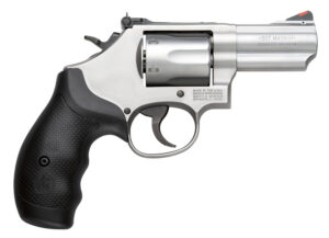 Smith & Wesson 10061 Model 66 Combat Magnum 357 Mag or 38 S&W Spl +P Stainless Steel 2.75" 2 Piece Barrel, 6 Shot K-Frame, Full-length Extractor Rod, Synthetic Grip, Internal Lock