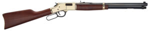 Henry H006M41 Big Boy Classic Full Size 41 Rem Mag 10+1 20" Blued Octagon Barrel, Polished Brass Receiver, American Walnut Stock Right Hand