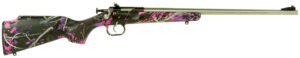 Crickett KSA2167 Youth .22 LR bolt action rifle stainless barrel Muddy Girl synthetic stock | Shop Golden Brothers Co