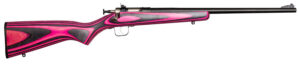Crickett KSA2225 Youth .22 LR bolt action rifle pink black laminate stock youth training rifle | Shop Golden Brothers Co.
