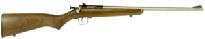 Crickett KSA3238 Youth .22 LR bolt action rifle stainless barrel walnut stock youth training rifle | Shop Golden Brothers Co.