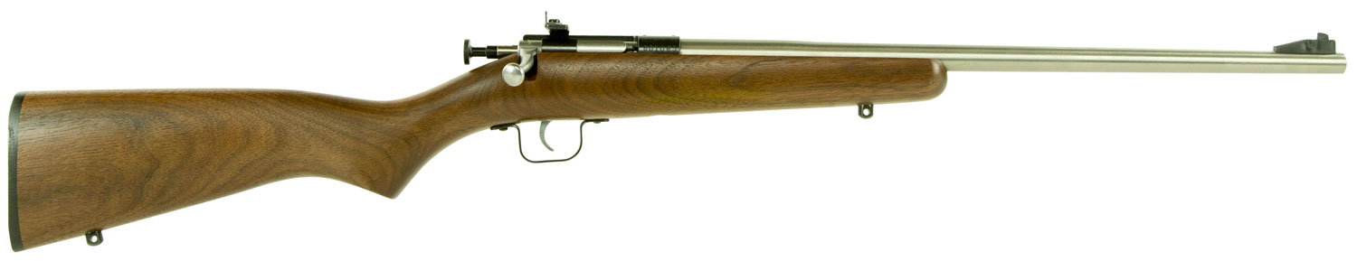 Crickett KSA3238 Youth .22 LR Rifle Crickett KSA3238 Youth .22 LR bolt action rifle stainless barrel walnut stock youth training rifle | Shop Golden Brothers Co.