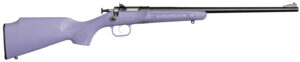 Crickett KSA2306 Youth .22 LR bolt action rifle purple synthetic stock youth training rifle | Shop Golden Brothers Co.