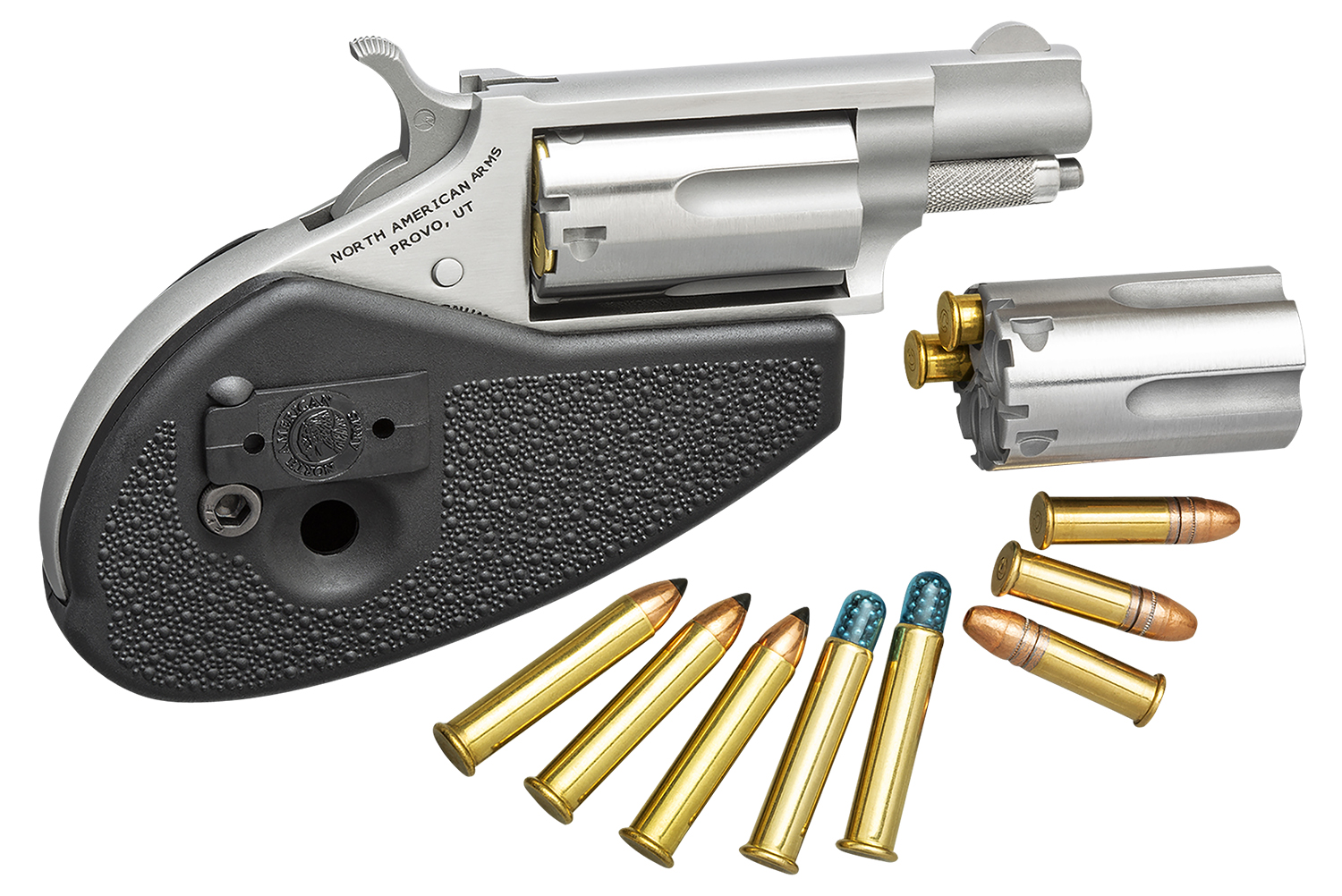 North American Arms 22MSCHG 22 LR/22 WMR Mini Revolver North American Arms 22MSCHG 22 LR/22 WMR Mini Revolver | Golden Brothers Co