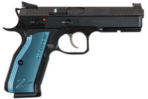 CZ-USA 91257 Shadow 2 SA DA 9mm Luger pistol steel frame 4.89 inch barrel blue aluminum grip | Shop Golden Brothers Co.