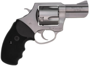 Charter Arms 74530 Bulldog Extra Large 45 Colt (LC), 5 Shot 2.50" Matte Stainless Steel Barrel, Cylinder & Frame w/Black Finger Grooved Rubber Grip