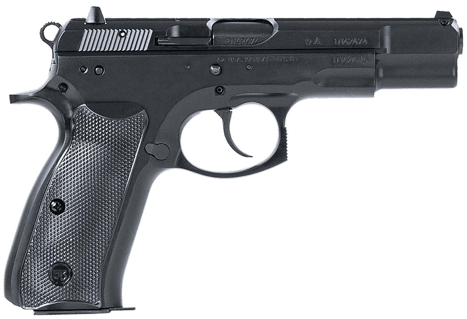 CZ-USA 91130 75BD 9mm Luger Pistol CZ-USA 91130 75BD 9mm Luger pistol steel frame 4.6 inch barrel black finish | Shop Golden Brothers Co.