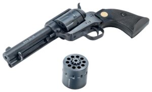 Chiappa Firearms 340170D SAA 1873 Medium Frame 22 LR/22 WMR 10 Shot, 7.50" Blued Steel Barrel, Blued Steel Frame, Blued Cylinder, Black Plastic Grip, Exposed Hammer