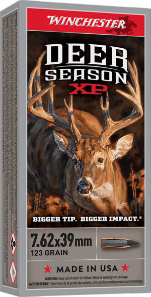 Winchester 7.62x39 123gr Deer Season XP Ammo | Golden Brothers Co