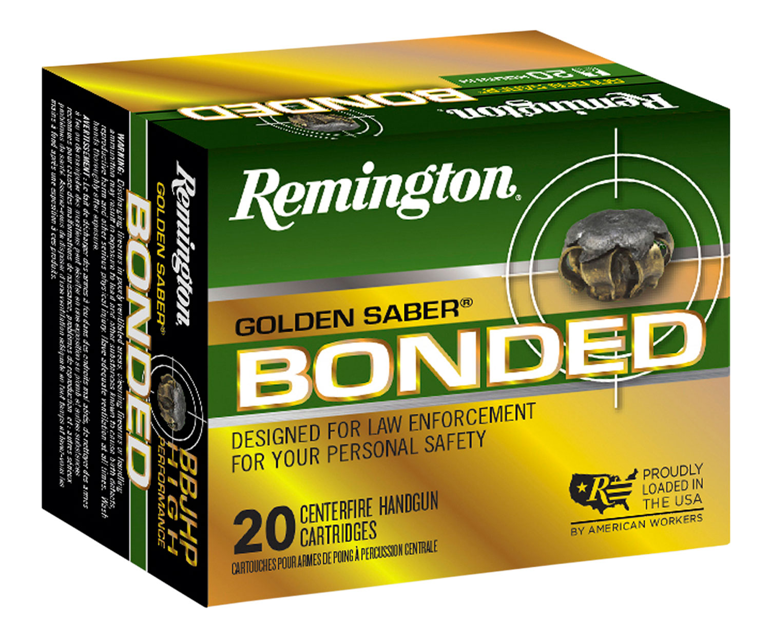 Remington 40 S&W 165gr GS Bonded Remington 40 S&W 165gr GS Bonded | Golden Brothers Co