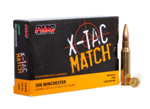 PMC 308XM X-Tac Match 308Win 168gr Open Tip Match 20 Per Box/10 Case