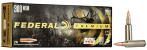 Federal P300WSMF Premium 300WSM 180gr Barnes TSX 20 Per Box/10 Case