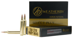 Weatherby H303220ELDX Select Plus 30-378WthbyMag 220gr Hornady ELD X 20 Per Box/10 Case