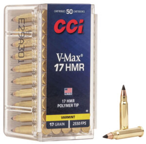 CCI 0049 VMAX 17HMR 17 gr Hornady V-Max 50 Per Box/40 Case