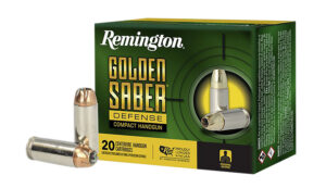 Remington 10mm 180gr Golden Saber Ammo | Golden Brothers Co