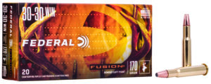 Federal F3030FS2 Fusion 30-30Win 170gr Bonded Soft Point 20 Per Box/10 Case