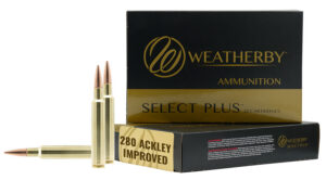 Weatherby F280A150SCO Select Plus 280Ackley Improved 150gr Swift Scirocco 20 Per Box/10 Case