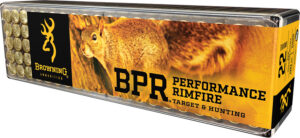 Browning Ammo B194122100 BPR Performance Rimfire 22LR 40gr Hollow Point 100 Per Box/10 Case