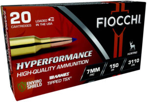 Fiocchi 7PRCTT Hyperformance 7mmPRC 150gr Barnes Tipped TSX 20 Per Box/10 Case