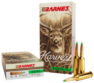 Barnes Bullets 32401 Harvest 6.5PRC 145gr Sierra Tipped GameKing 20 Per Box/10 Case