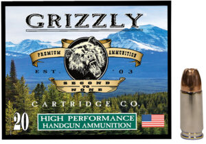 Grizzly Ammo GC9+P+CM99mm+P Luger 115gr Jacketed Hollow Point 20 Per Box/10 Case