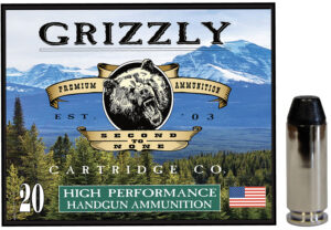 Grizzly Ammo GC10M10 10mmAuto 220gr Full Metal Jacket Flat Point 20 Per Box/10 Case