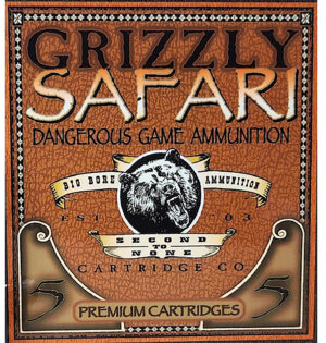 Grizzly Ammo GC47NE2 470NitroExpress 500gr Solid Brass 5 Per Box/10 Case