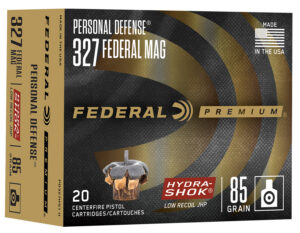 Federal PD327HS1H Hydra-Shok 327Federal Mag 85gr Jacketed Hollow Point 20 Per Box/10 Case