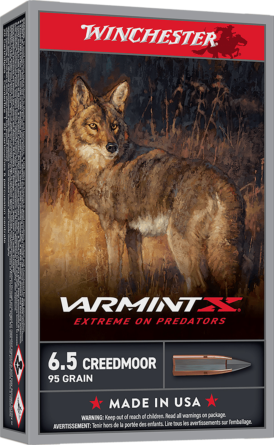 Winchester 6.5 Creedmoor 95gr Varmint X Ammo Winchester 6.5 Creedmoor 95gr Varmint X Ammo | Golden Brothers Co