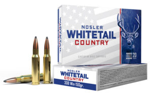 Nosler 40128 Whitetail Country 308Win 150gr 20 Per Box/10 Case