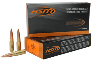 HSM 338ARC1N Subsonic 338ARC 300gr Hollow Point Boat Tail 20 Per Box/25 Case