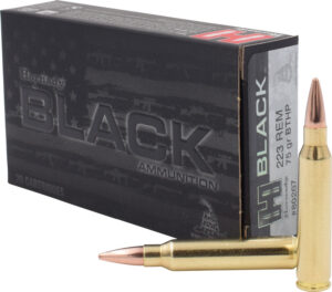 Hornady 80267 Black 223Rem 75gr Boat Tail Hollow Point 20 Per Box/10 Case