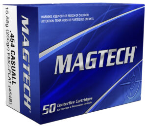 Magtech 454B Range/Training 454Casull 260gr Full Metal Jacket Flat Nose 20 Per Box/50 Case